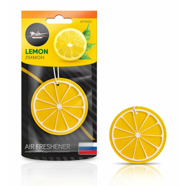 Ароматизатор подвесной пластик "Сочный фрукт" лимон AirLine AFFR092