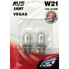 Лампа AVS Vegas в блистере 12V. W21/5W (W3x16q) (2 шт.)