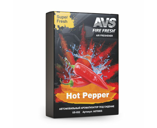 Ароматизатор Super Fresh (Перец/Hot Pepper) (гелевый) AVS US-032